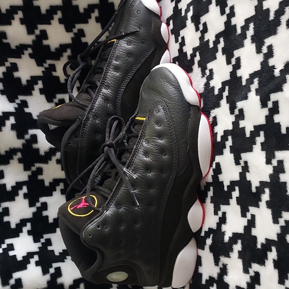 Air Jordan 13 Nike Retro Mid Playoff Black Red White Size 5.5 - Picture 2 of 5